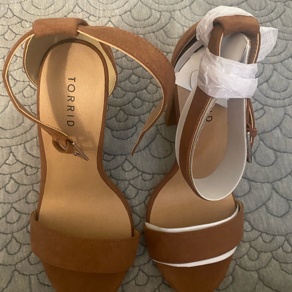 Torrid Brown Heels with Elegant Design